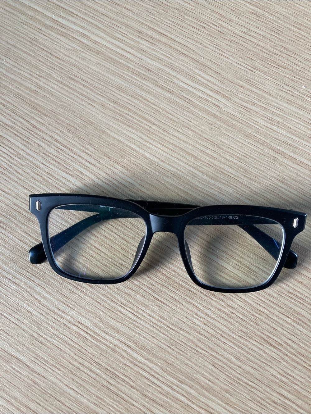 Classic Black Rectangular Men’s Glasses Frame
